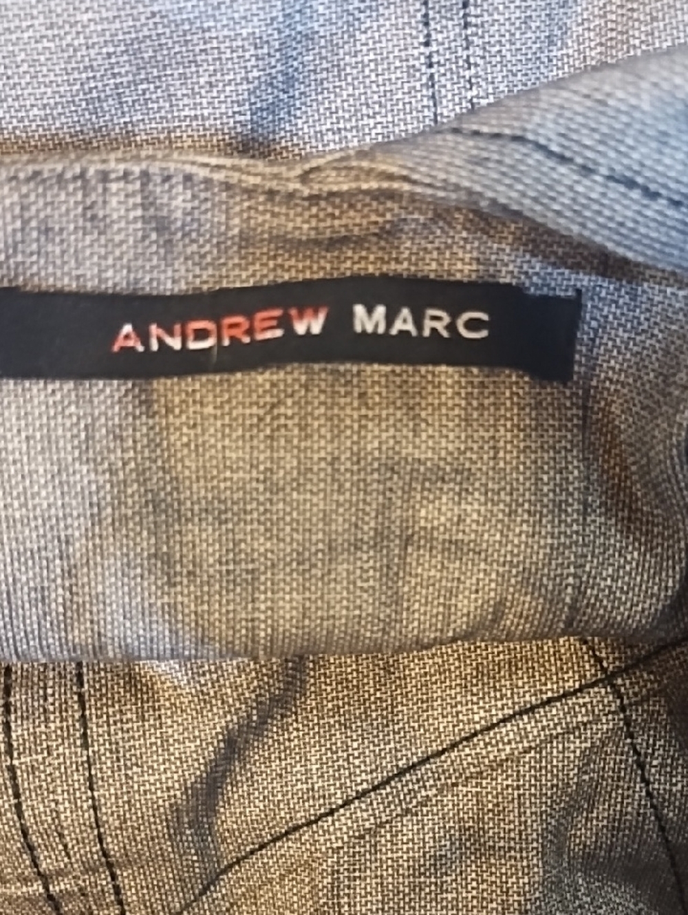 Andrew Marc Gray Dress - Picture 2 of 3